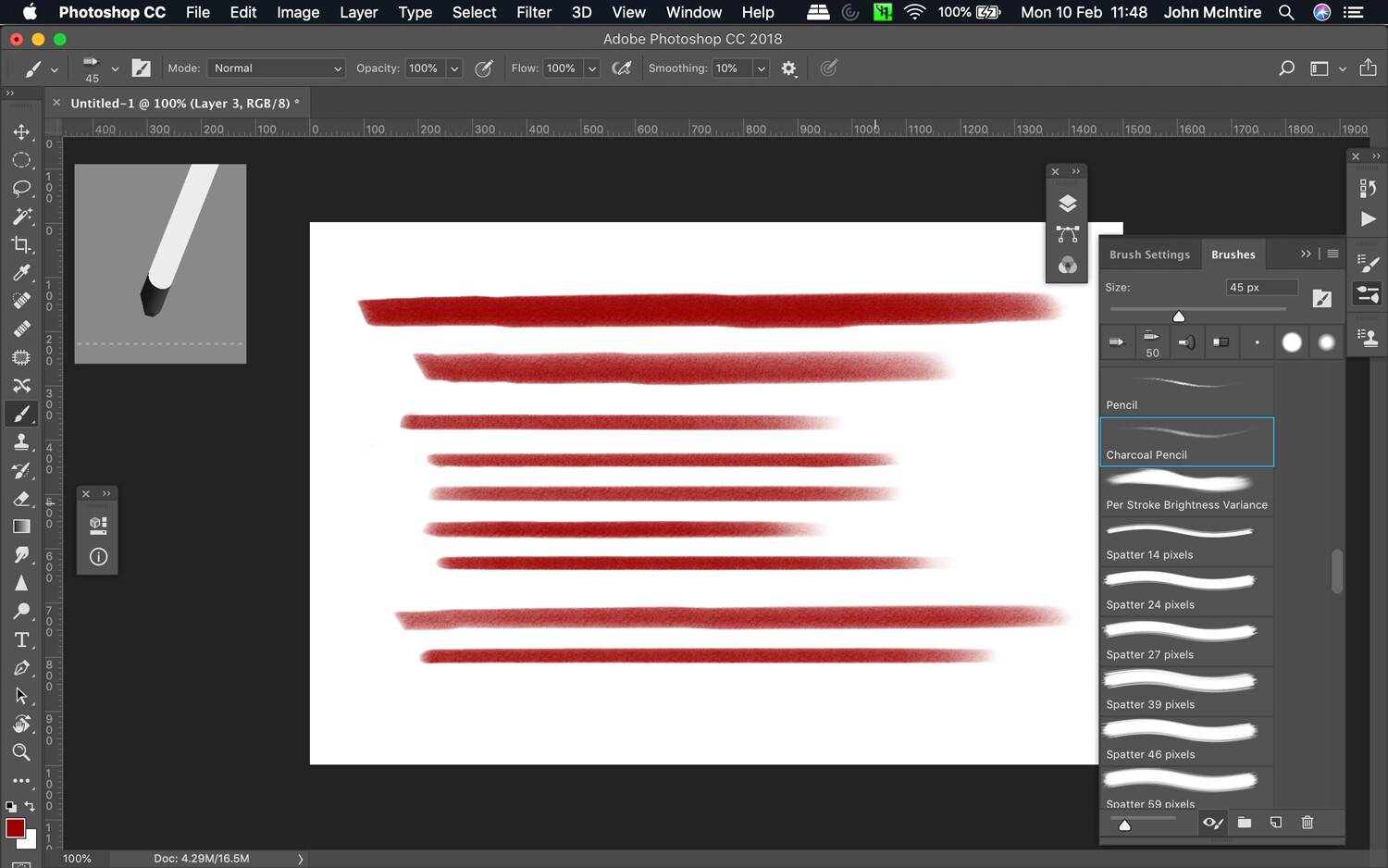 Using a graphics tablet unlocks features in Photoshop that are otherwise unavailable.